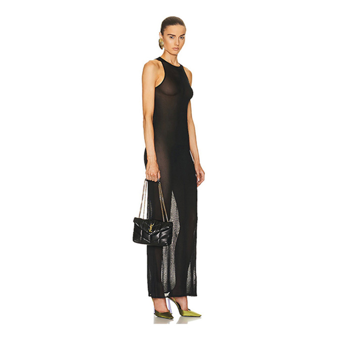 ysl loulou puffer mini chain shoulder bag
